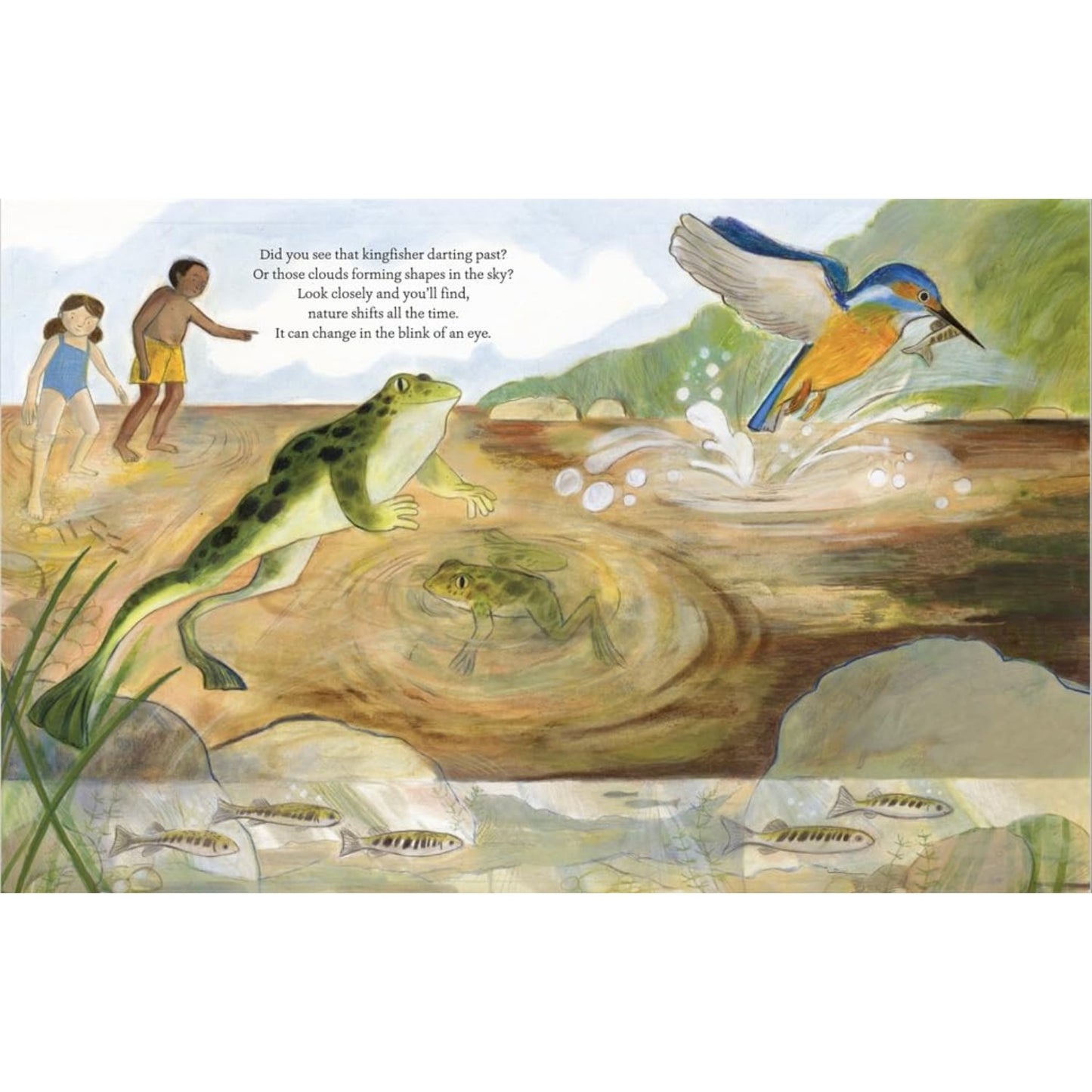 Time Runs Like A River | Paperback | Children's Book on Nature