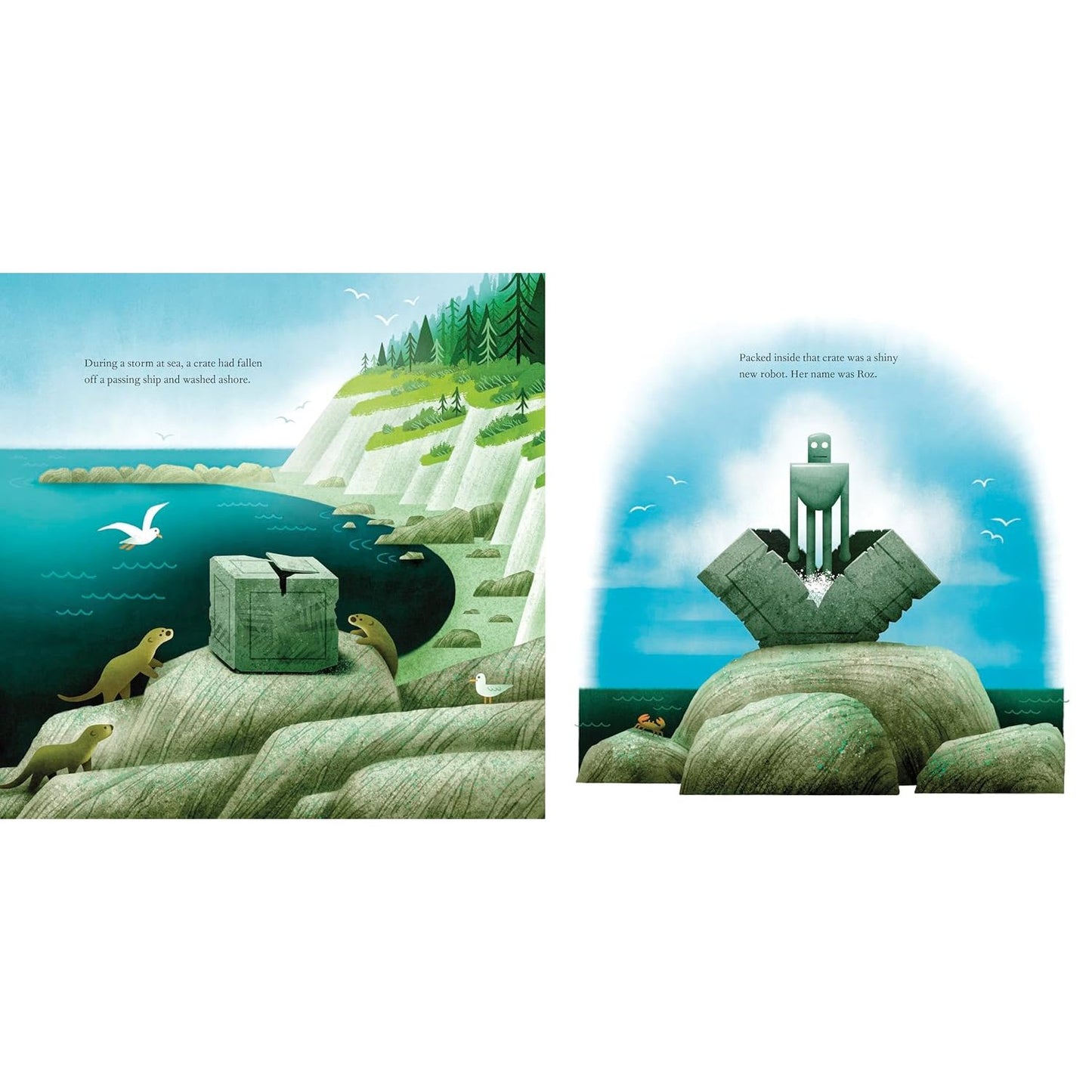 Wild Robot on the Island - The Picture Book | Hardcover | Children's Book on Belonging & Understanding