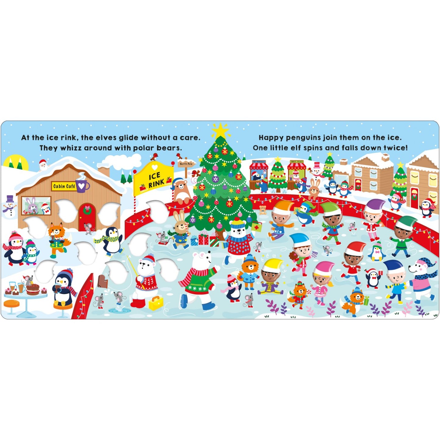 Ten Little Elves - With festive squishy heads! | Interactive Board Book for Toddlers