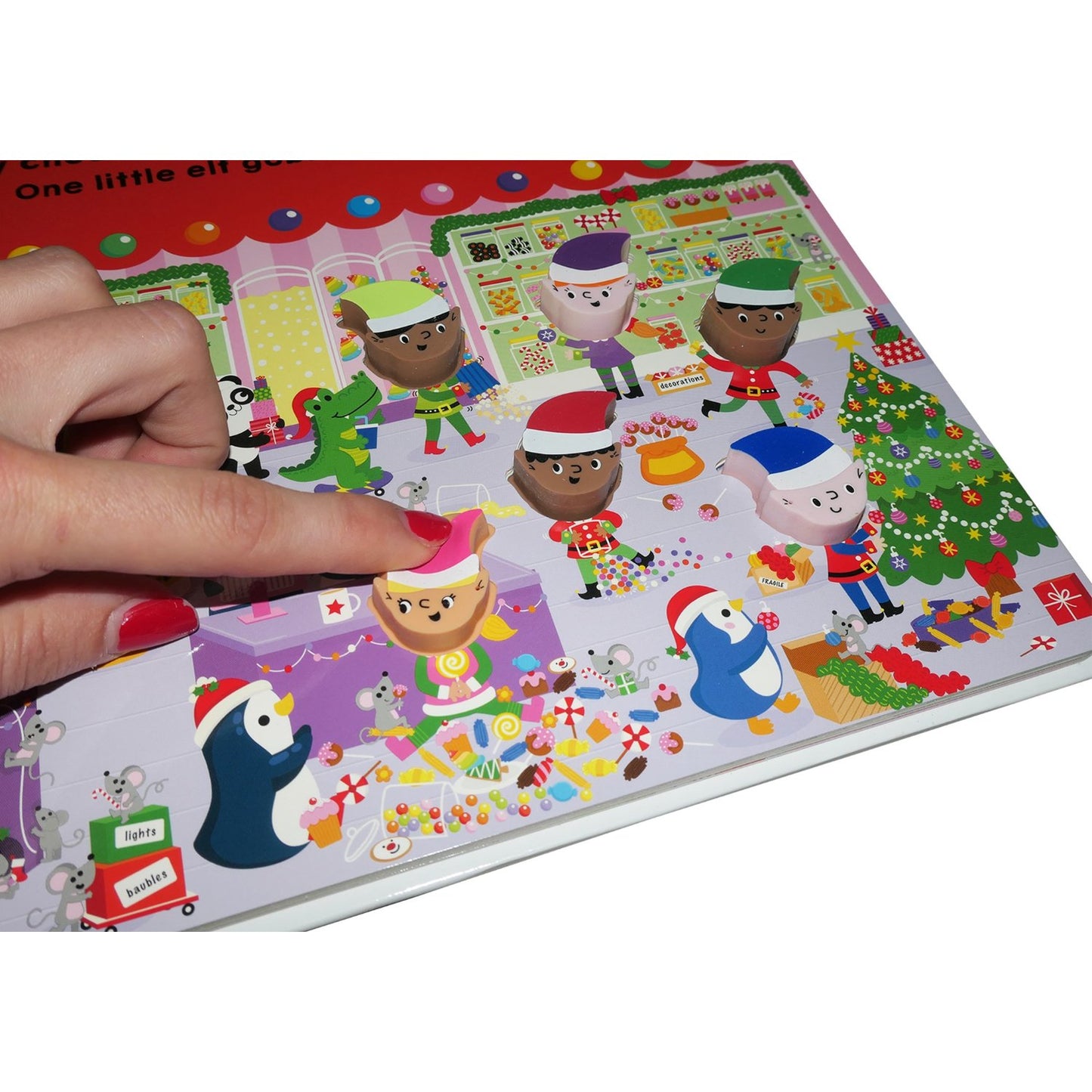 Ten Little Elves - With festive squishy heads! | Interactive Board Book for Toddlers