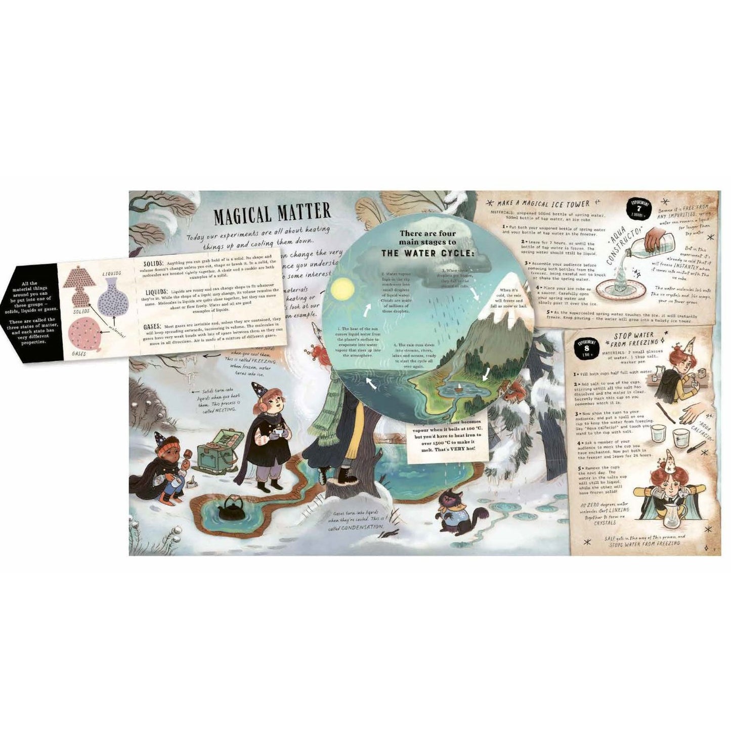 The Wizard's Guide to Magical Experiments - 40 science experiments to try at home | Hardcover | Children's Book on Science