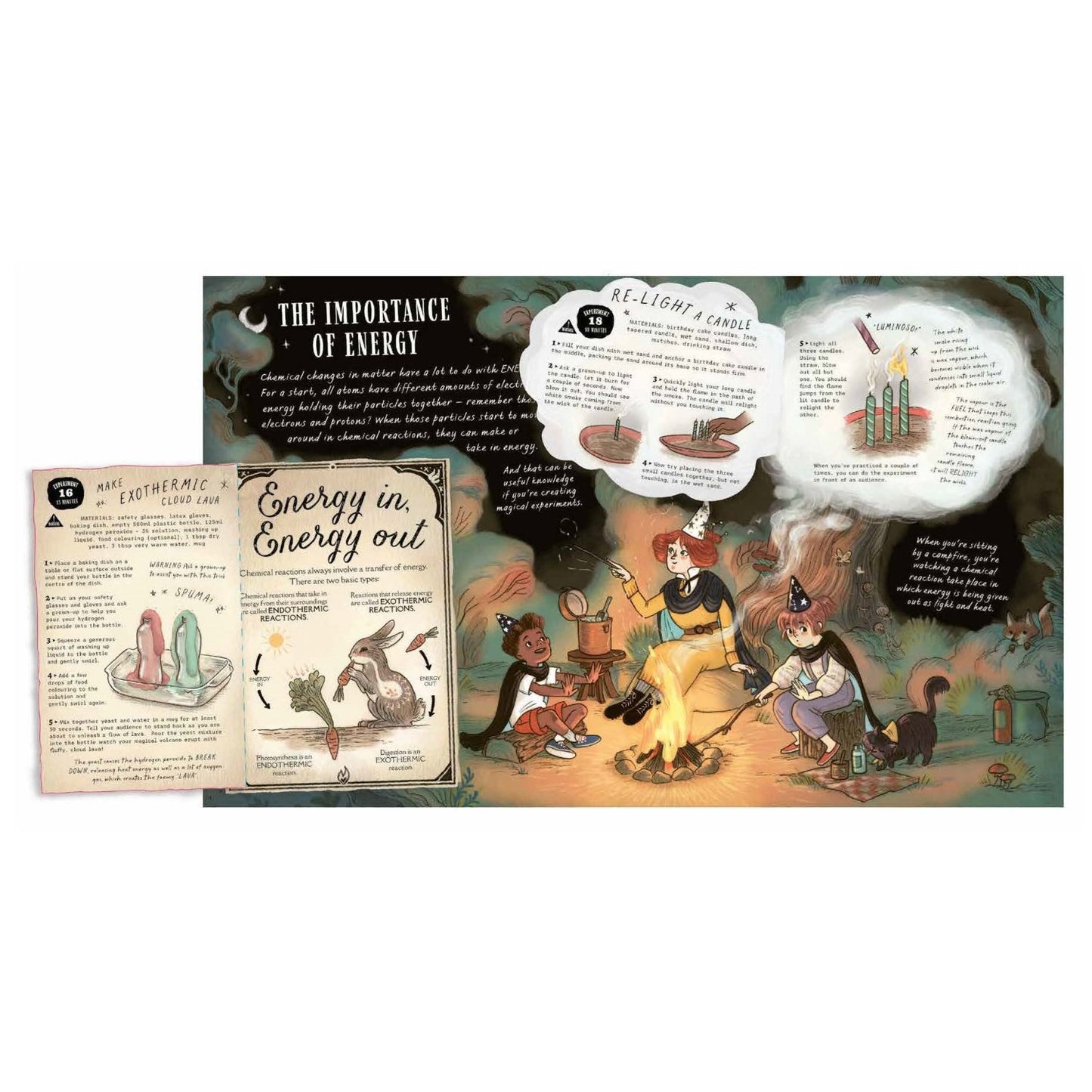 The Wizard's Guide to Magical Experiments - 40 science experiments to try at home | Hardcover | Children's Book on Science