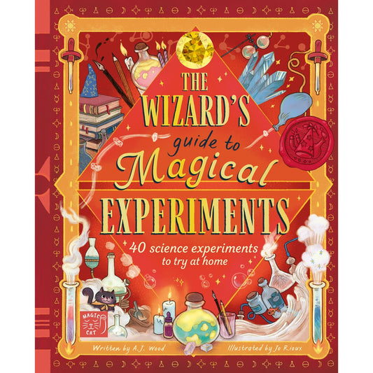 The Wizard's Guide to Magical Experiments - 40 science experiments to try at home | Hardcover | Children's Book on Science