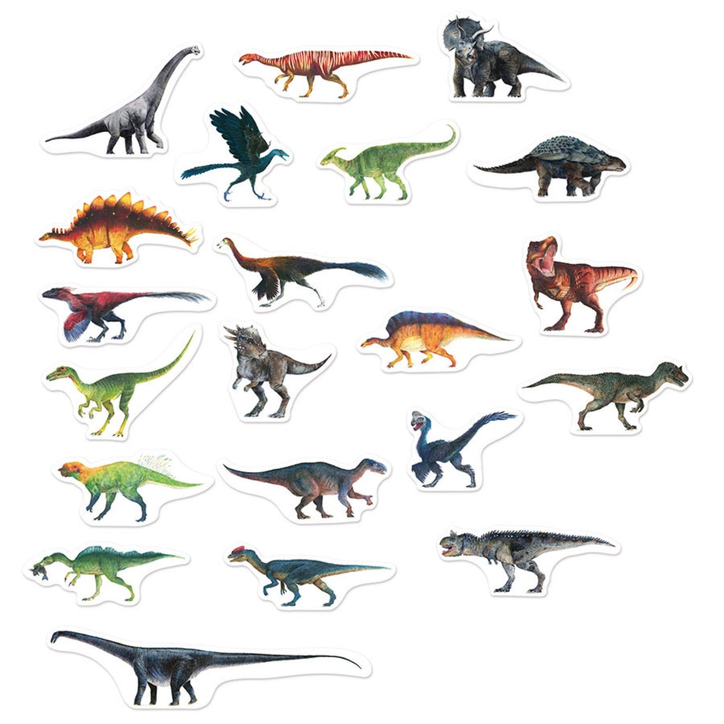 Dinosaur Magnets | Muséum National d'Histoire Naturelle | Wood Magnets