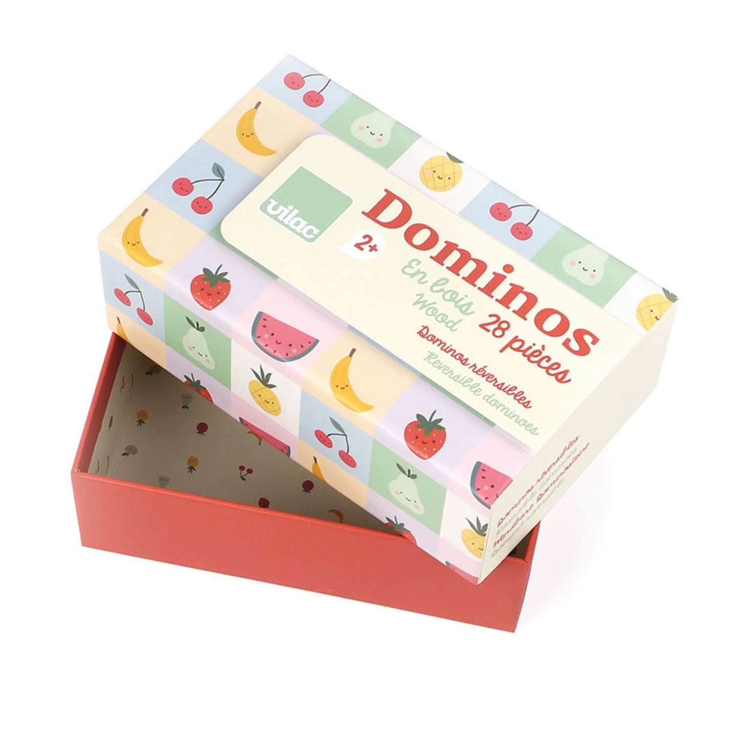 Fruit & Vegetable Dominoes | Designed by Sarah Betz | Educational Wooden Toy