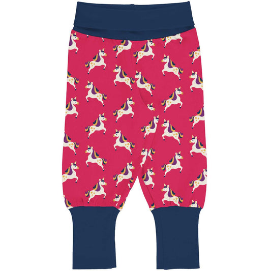 Unicorn | Baby & Toddler Waist Pants | Forest | GOTS Organic Cotton