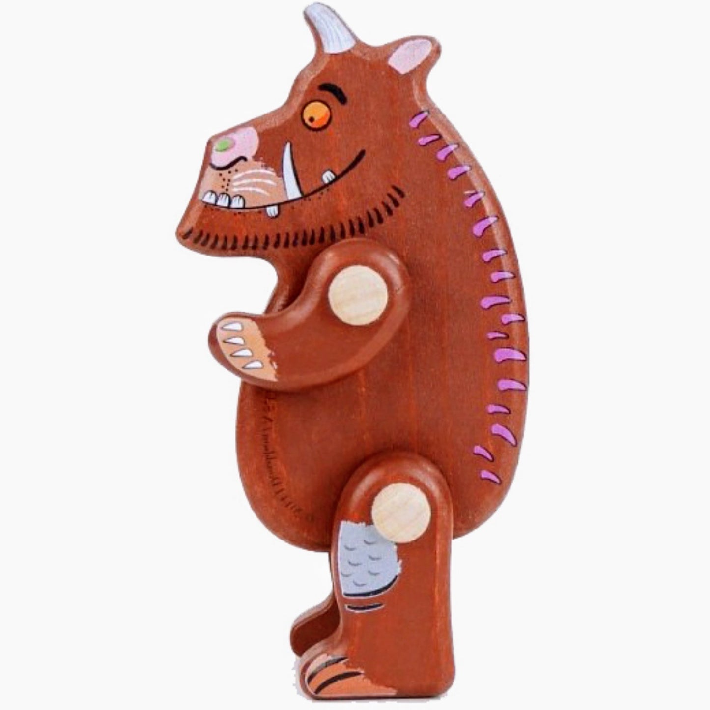 Mini Gruffalo Wooden Figure With Movable Arms & Legs | Wooden Toy