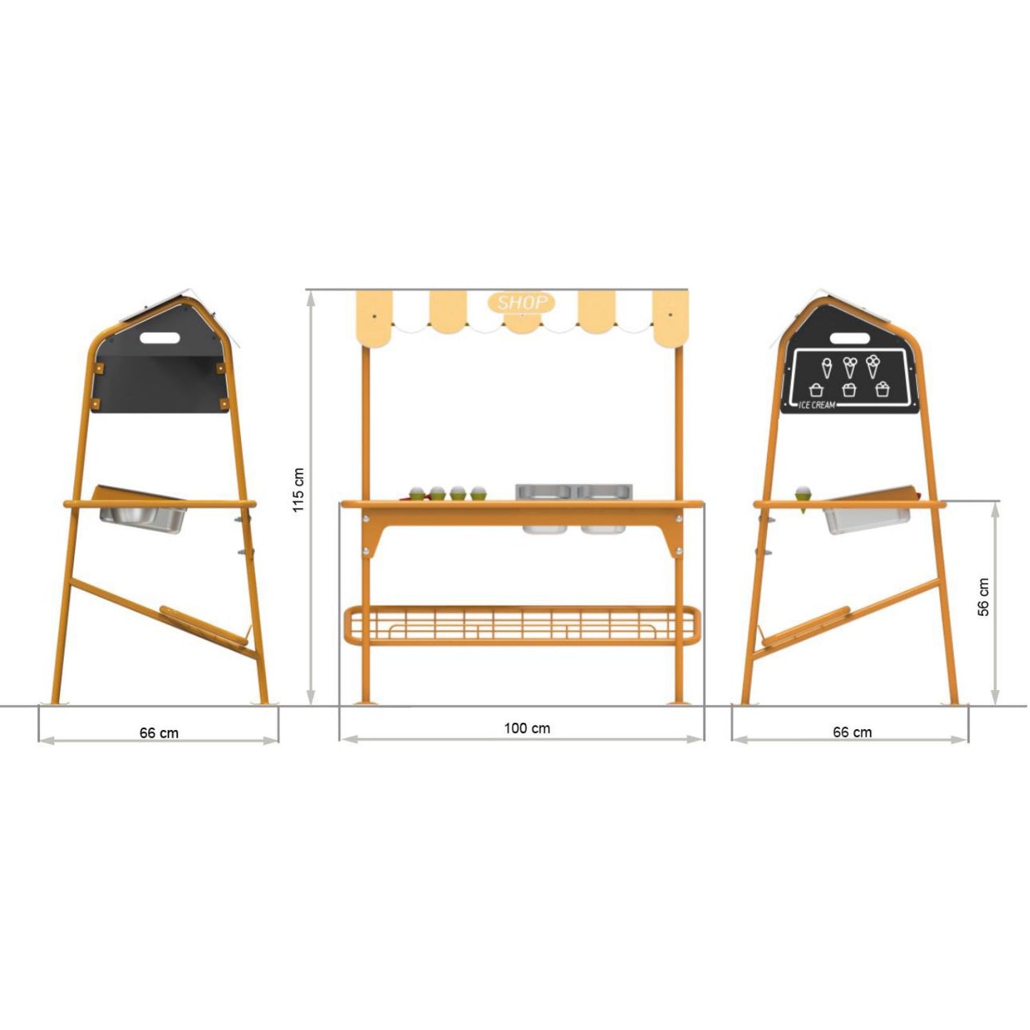 Ice Cream & Shop | Outdoor Pretend Play Toy For Kids