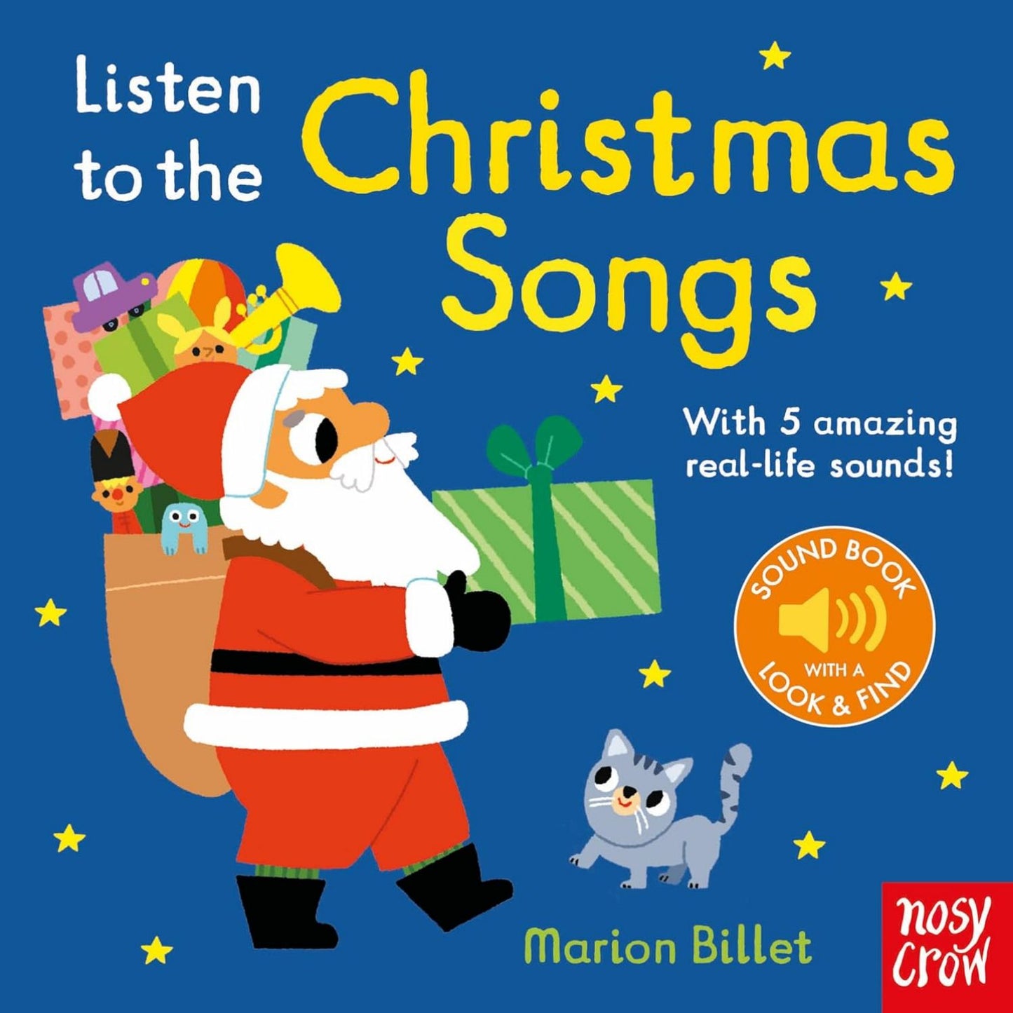 Listen to the Christmas Songs | Interactive Board Book for Children