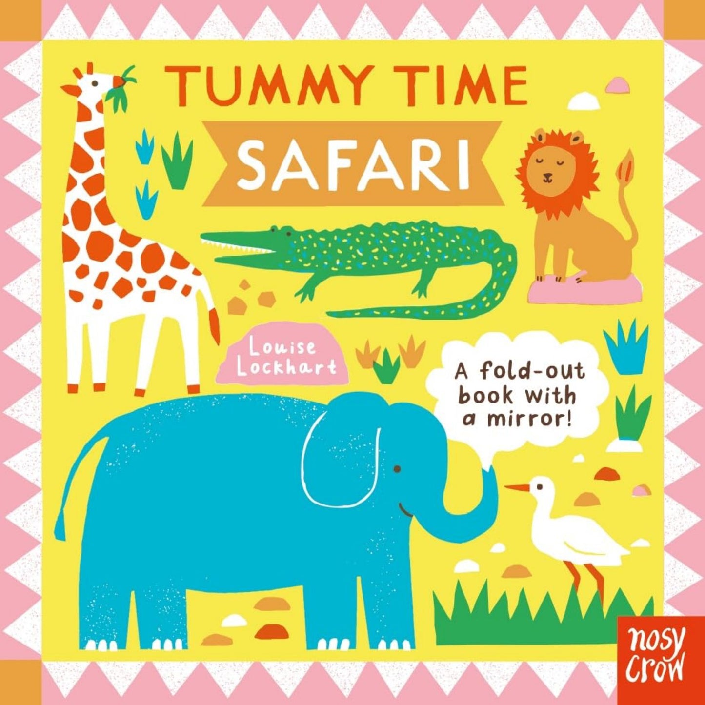 Tummy Time: Safari | Interactive Board Book for Babies & Toddlers