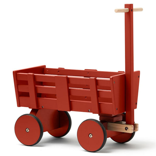 Doll Wagon - Dark Red | Carl Larsson Collection | Wooden Pretend Play Toy