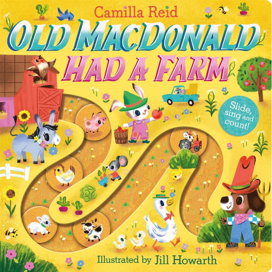 Old Macdonald had a Farm: A Nursery Rhyme Counting Book for Toddlers | Interactive Board Book