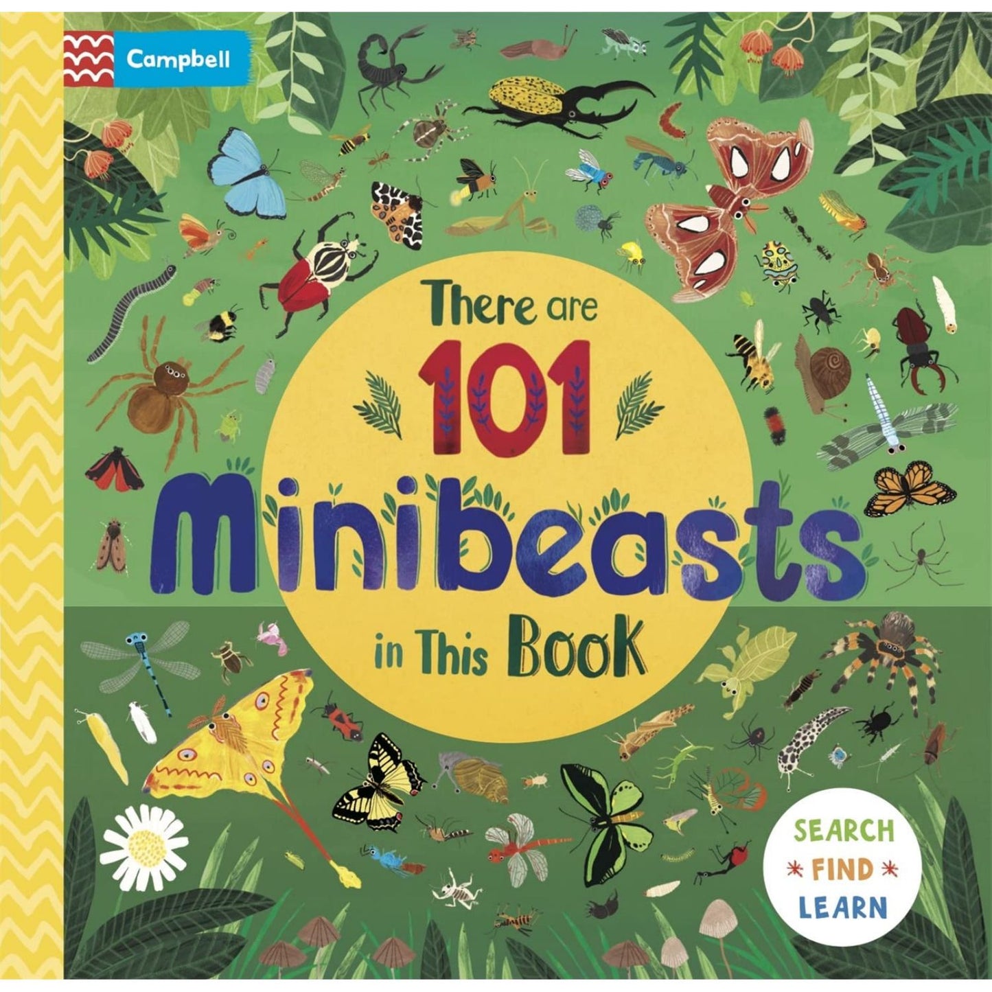 There are 101 Minibeasts in This Book | Children's Board Book on Animals