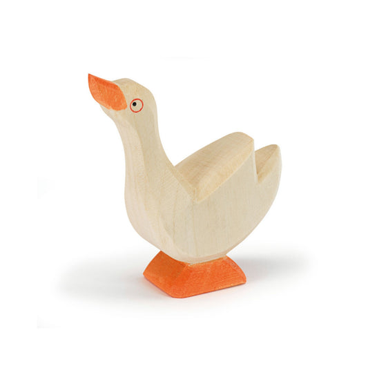 Goose With High Neck | Farm Animal Figure | Wooden Toys for Kids