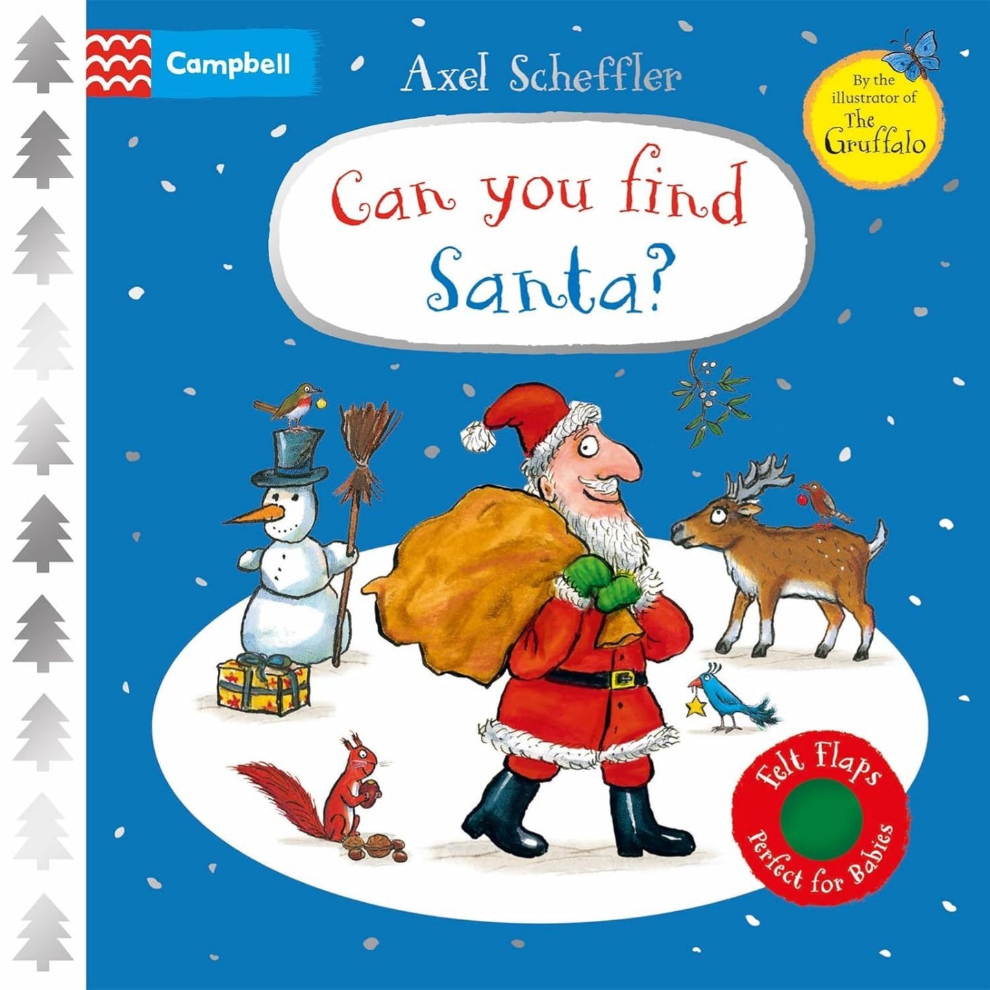 Can You Find Santa? | Felt Flaps Board Book for Babies & Toddlers