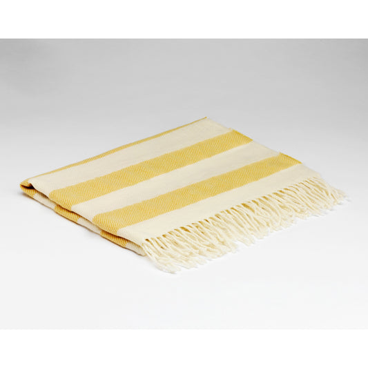 Whispering Lemon | Merino Lambswool Baby Blanket | Made in Downings, Co. Donegal