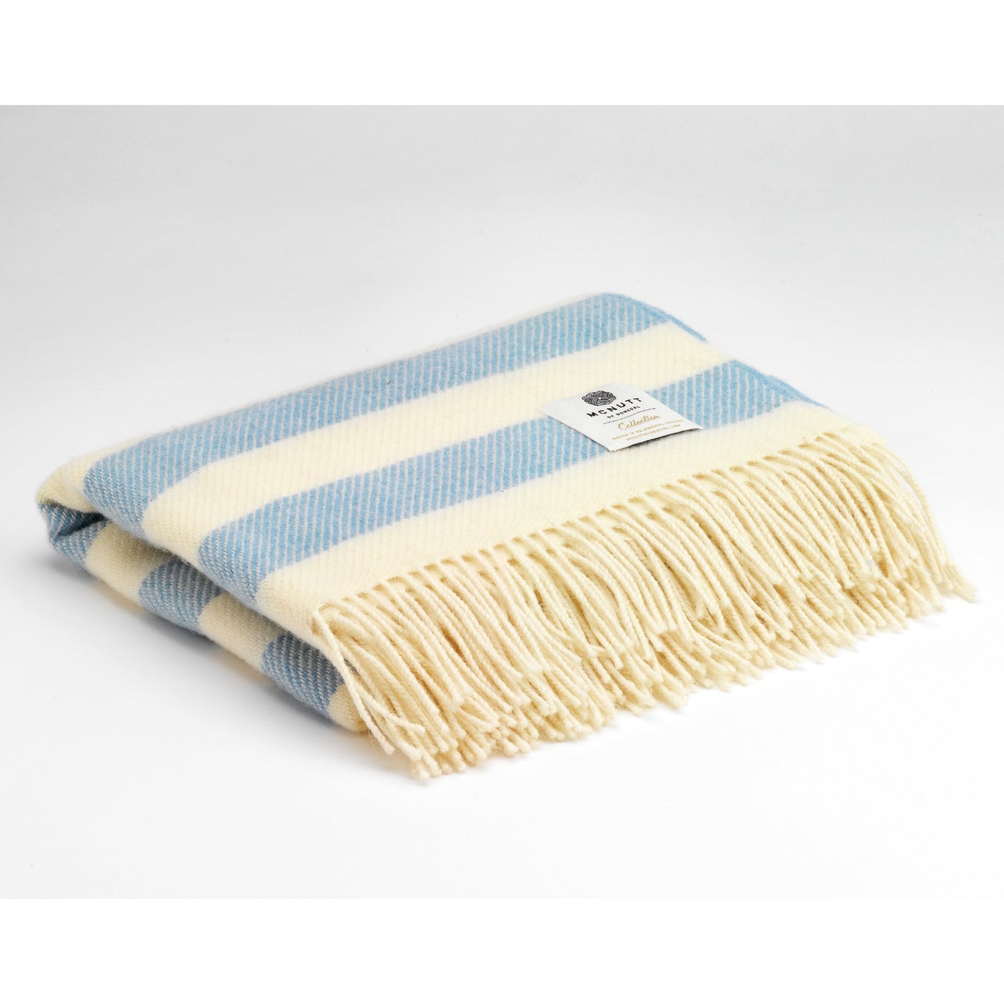 Playful Blue | Pure Wool Children's Blanket | Made in Downings, Co. Donegal