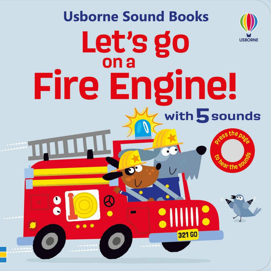 Let's go on a Fire Engine | Board Book | Children's Early Learning Book