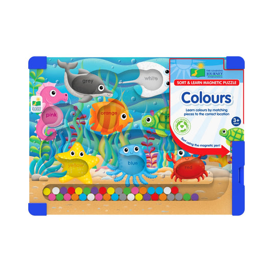 Colours Sea - Sort & Learn Magnetic Puzzles | Dexterity Game For Kids