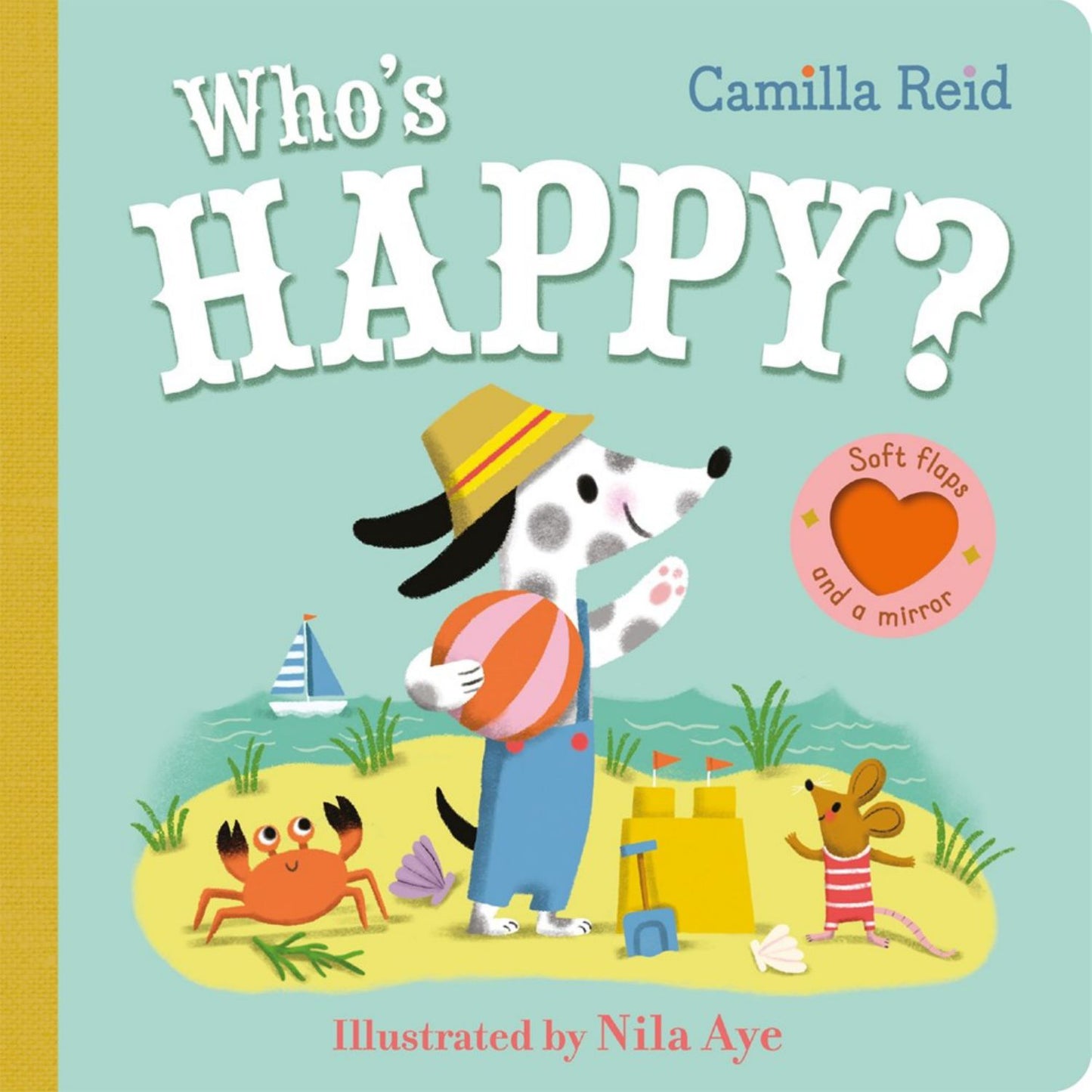 Who's Happy? | Interactive Board Book for Babies & Toddlers