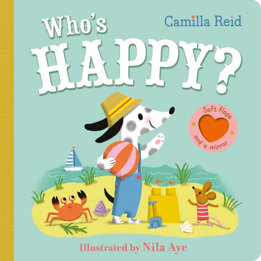 Who's Happy? | Interactive Board Book for Babies & Toddlers