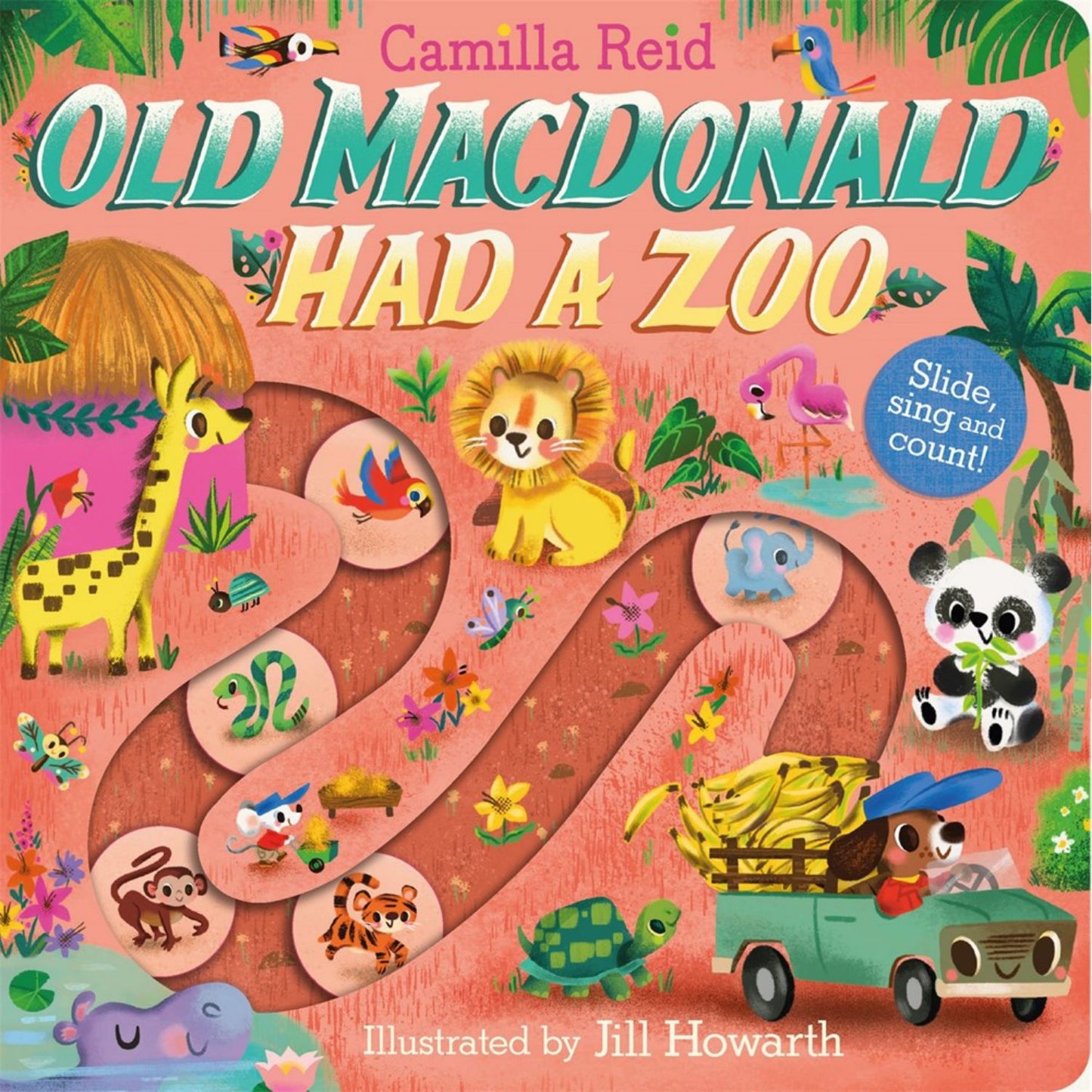 Old Macdonald had a Zoo: A Nursery Rhyme Counting Book for Toddlers | Interactive Board Book