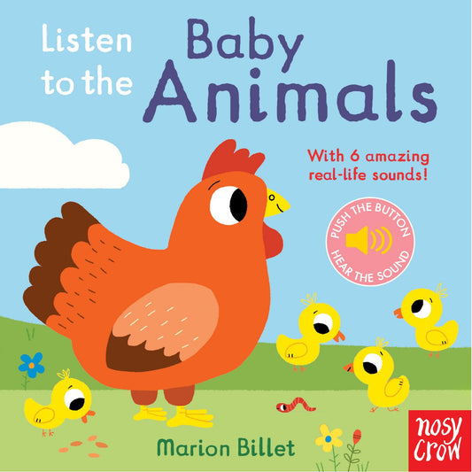 Listen to the Baby Animals | Interactive Board Book for Children