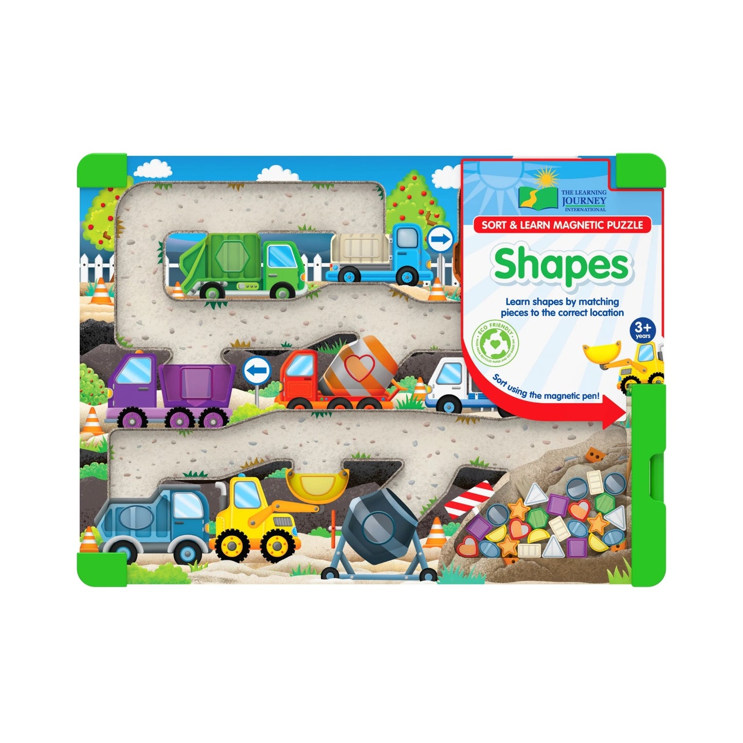 Shapes Diggers - Sort & Learn Magnetic Puzzles | Dexterity Game For Kids