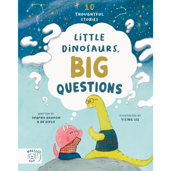 Little Dinosaurs, Big Questions: 10 Thoughtful Stories | Hardcover | Children's Book on Feelings & Emotions