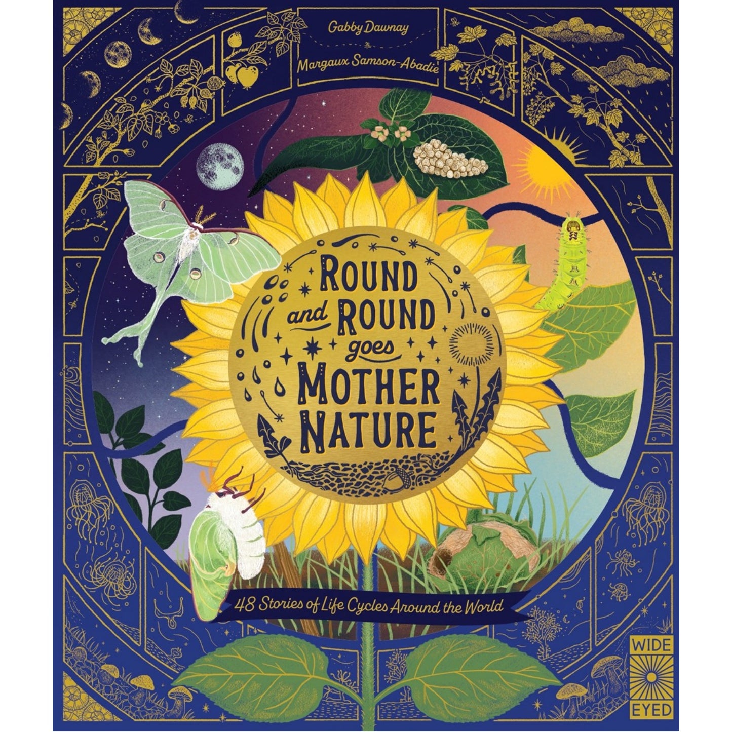 Round and Round Goes Mother Nature: 48 Stories of Life Cycles | Hardcover | Children’s Book on Nature