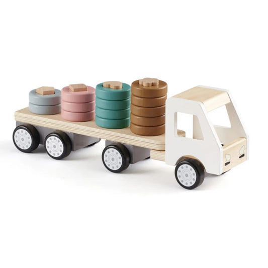 Sorter Ring Truck | Wooden Toddler Activity Toy