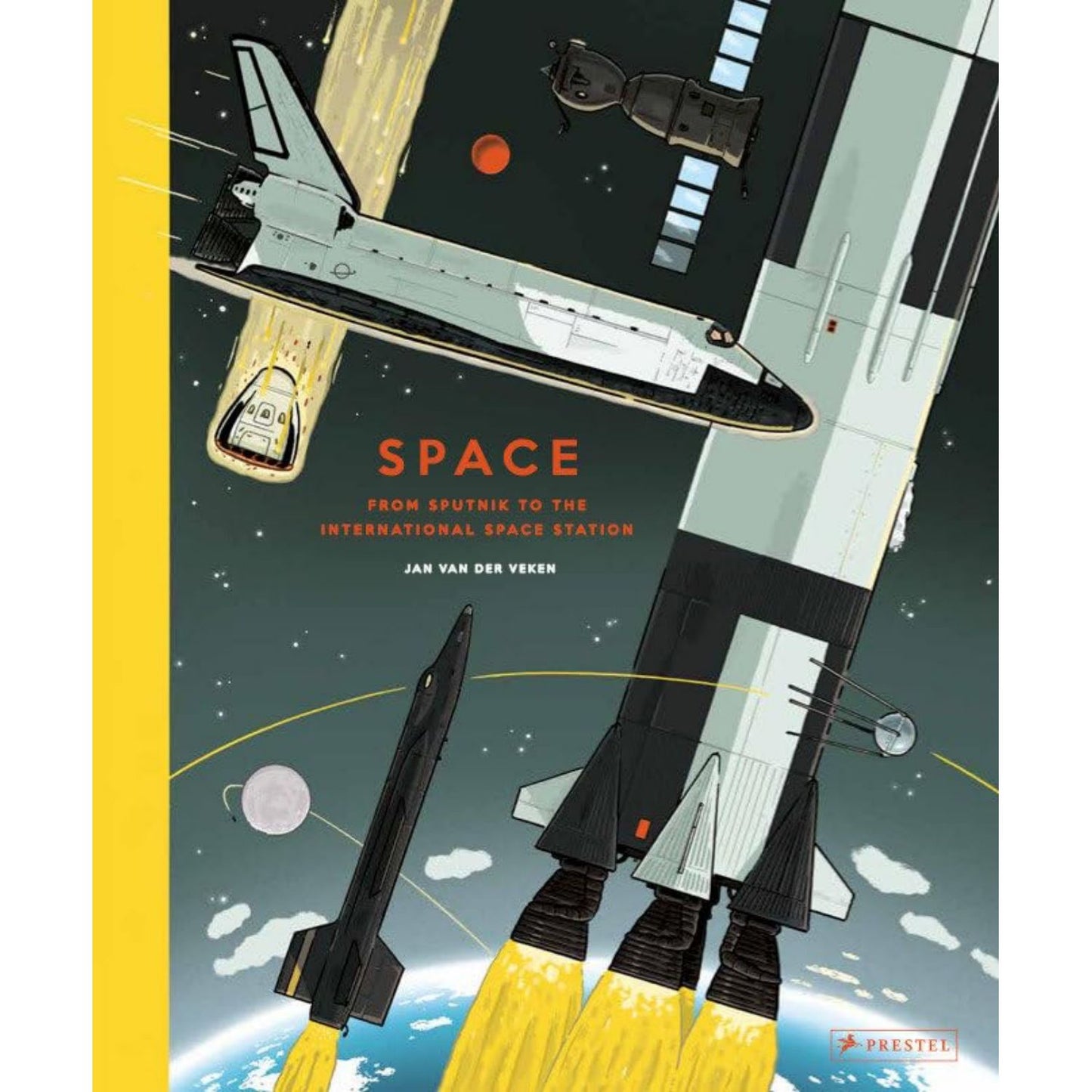 Space: From Sputnik to the International Space Station | Hardcover | Children’s Book on Aeronautics & Space