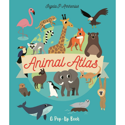 Animal Atlas | Hardcover | Lift-the-Flap & Pop-Up  Children's Book