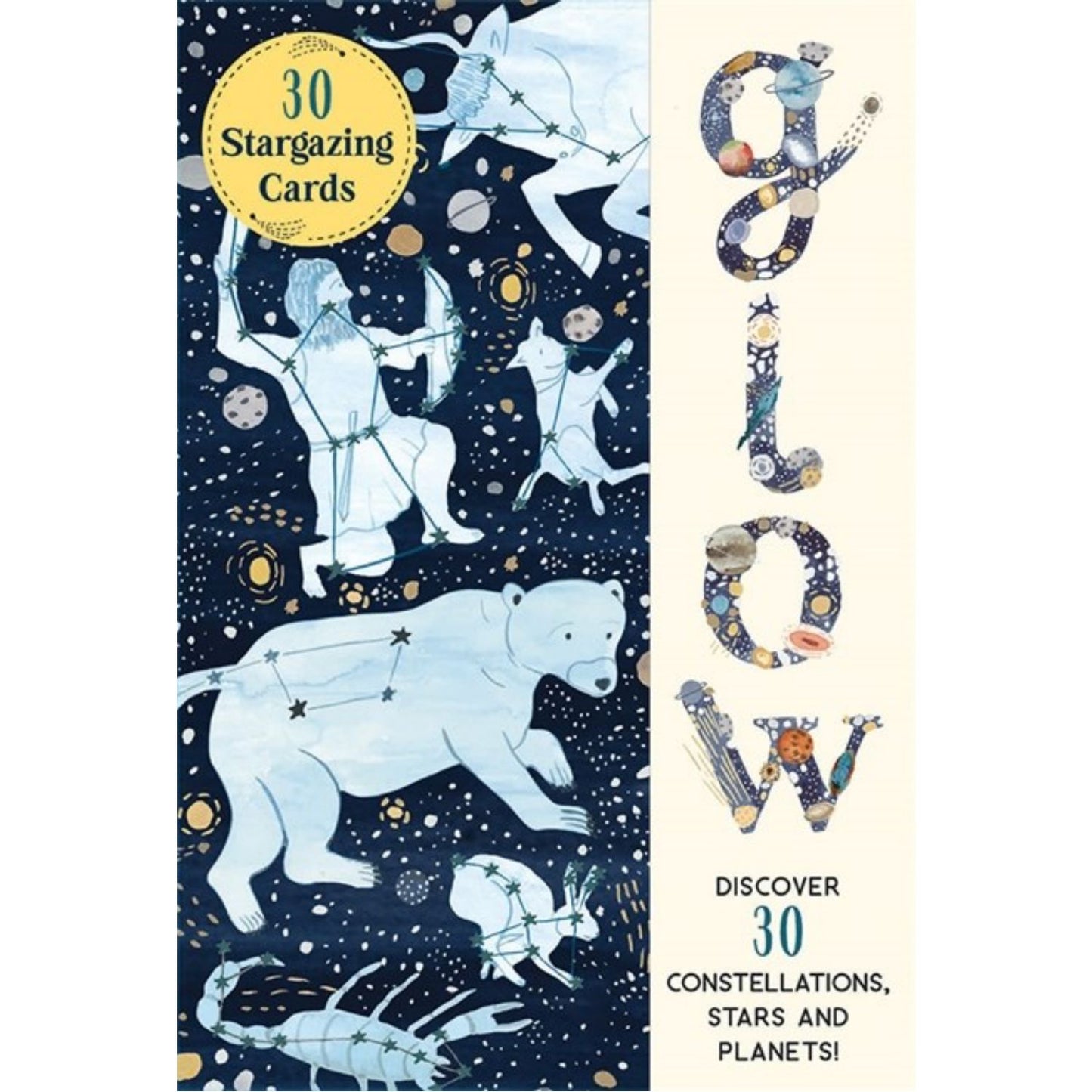 Glow 30 Star Gazing Cards: Discover 30 Constellations, Stars and Planets! | Children's Activity Cards