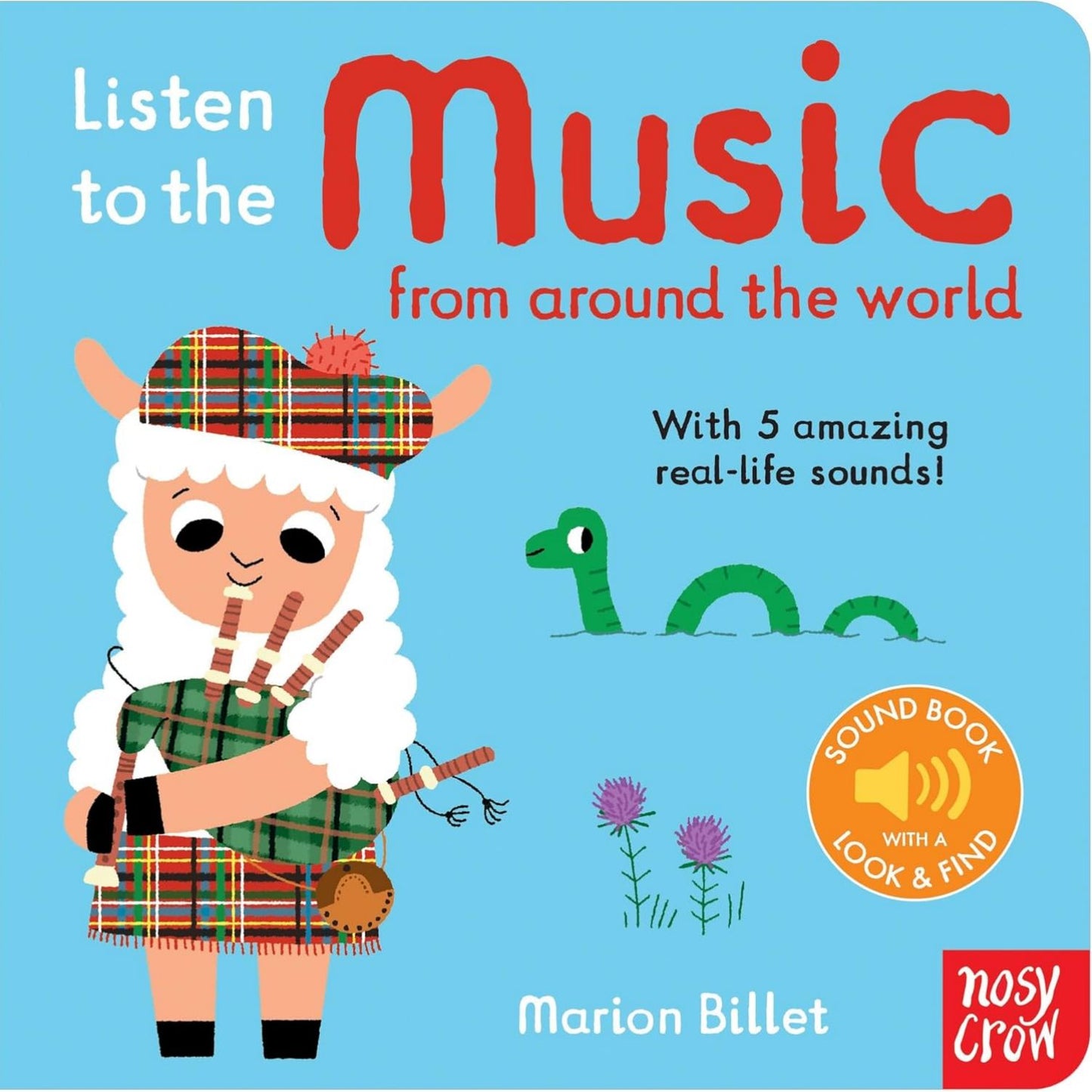 Listen to the Music from Around the World | Interactive Board Book for Children