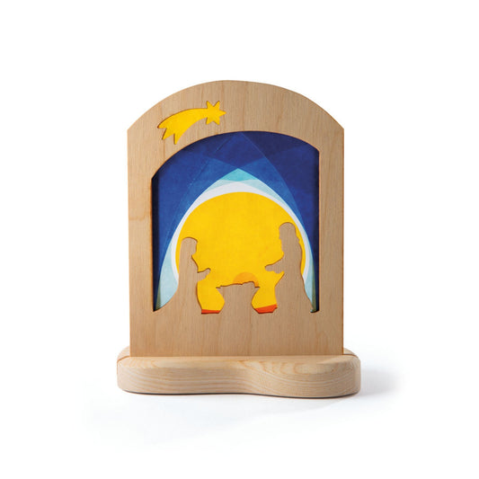 Colour Silhouette Holy Family | Wooden Home & Seasonal Decoration