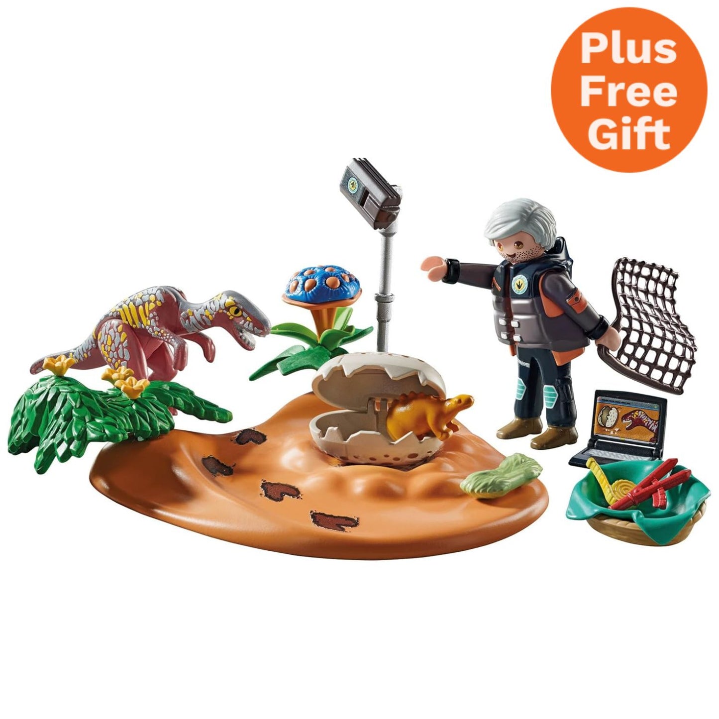 Stegosaurus Nest with Egg Thief | Dinos | Eco-Plastic | 4 - 11 Years