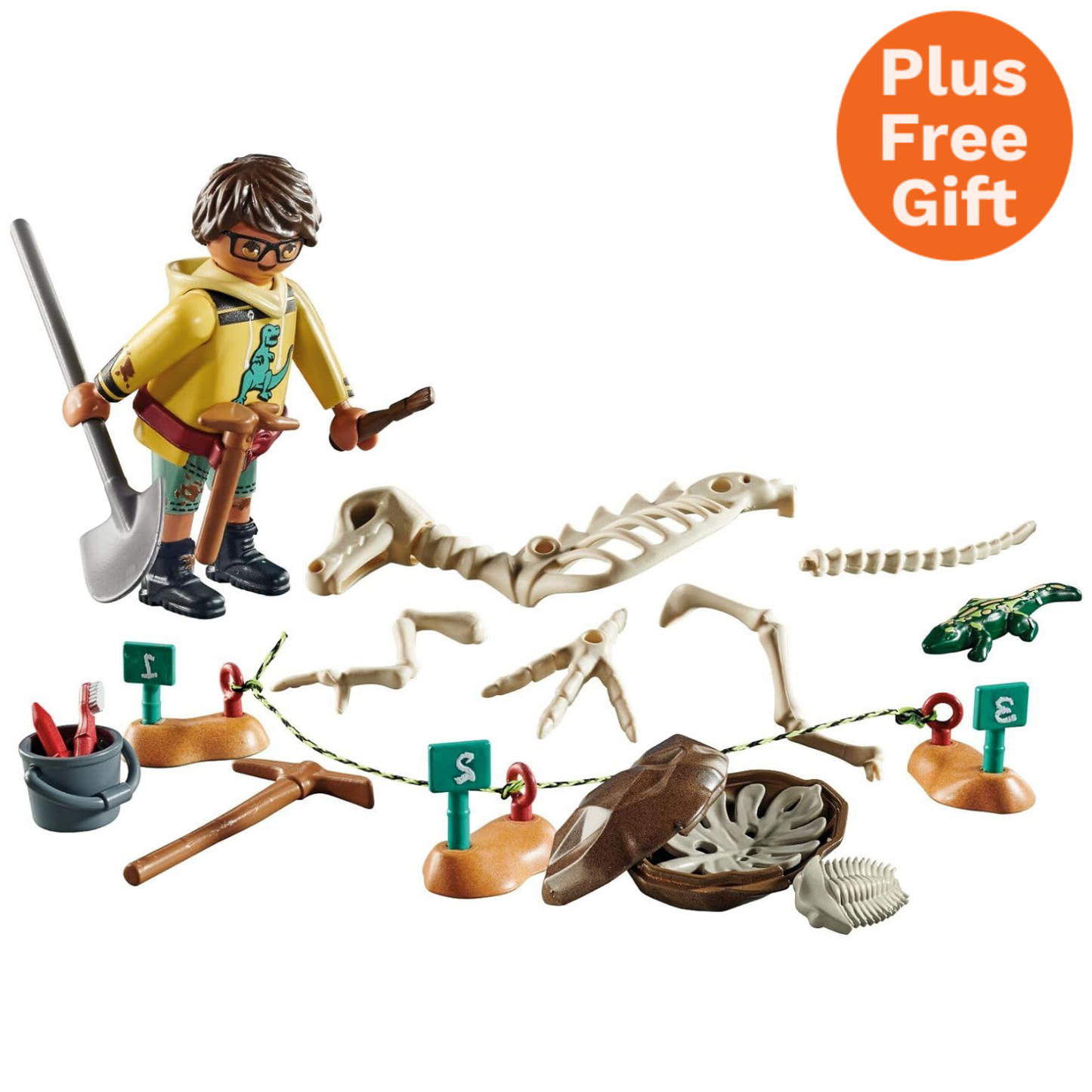 Archaeological Dig with Dinosaur Skeleton | Dinos | Eco-Plastic | 4 - 11 Years