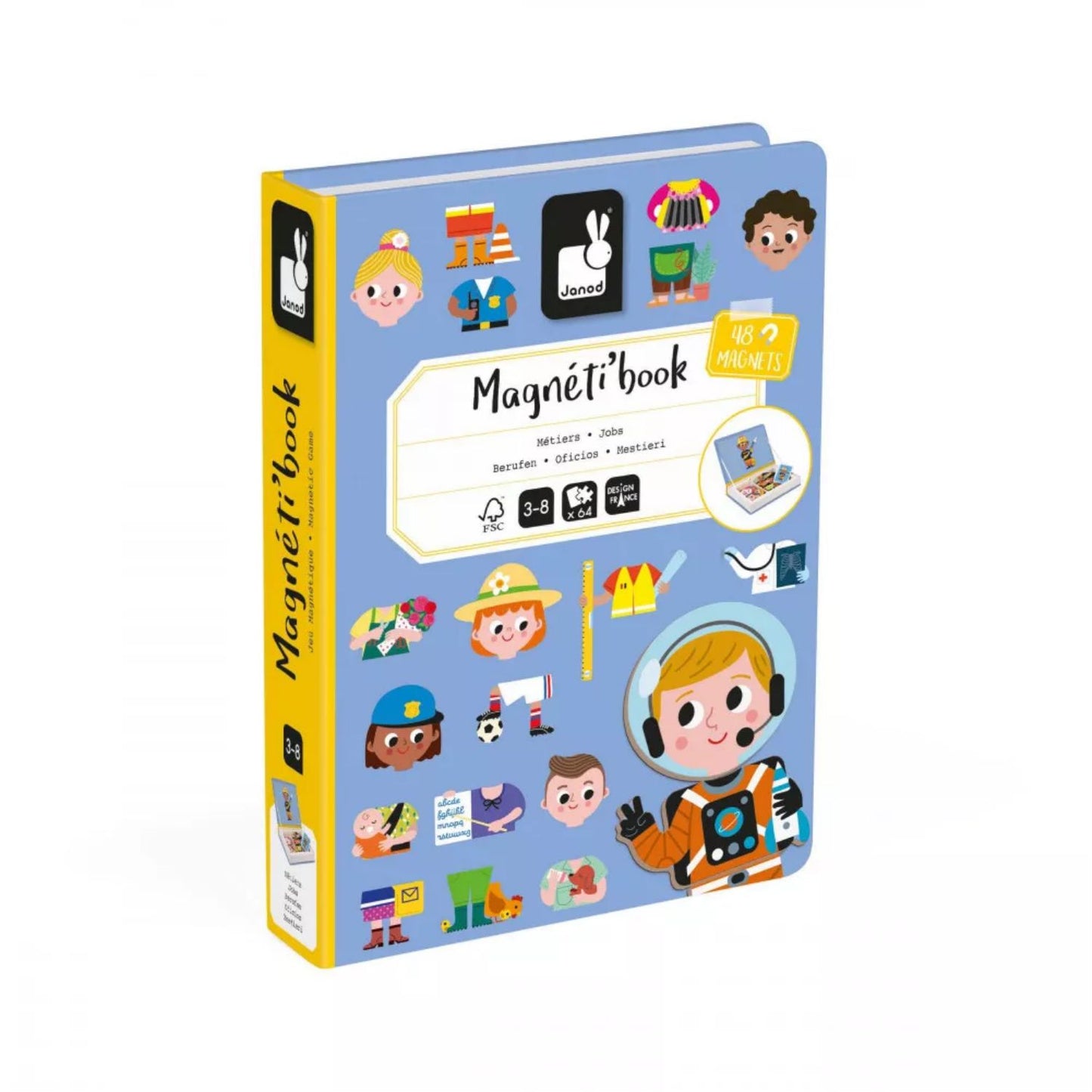 Buy the Janod Magnetibook Educational Toy at KIDLY UK