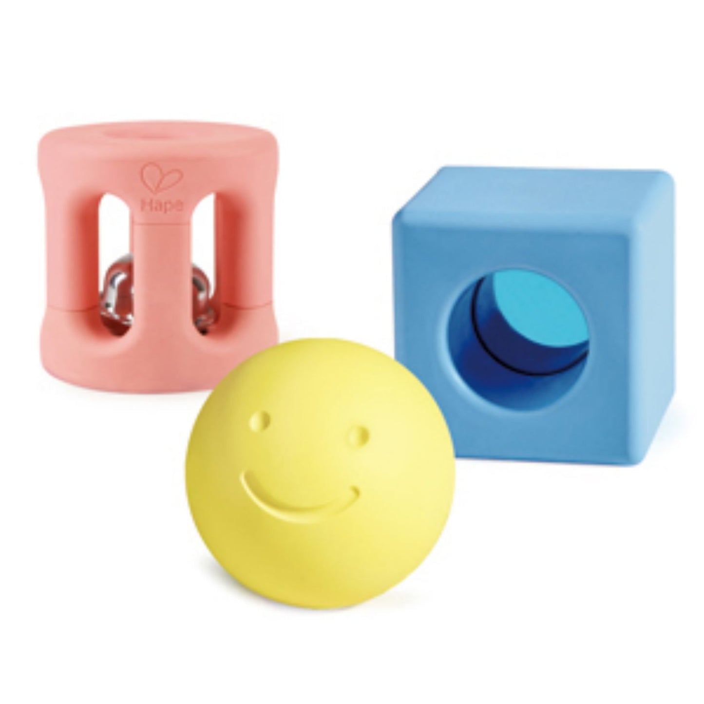 Geometric Rattle Set | Eco Baby Activity Toys