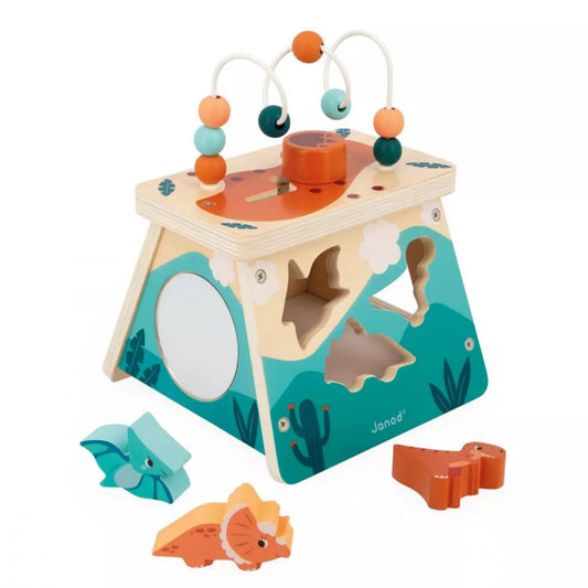 Multi Activity Volcano | Wooden Toddler Activity Toy