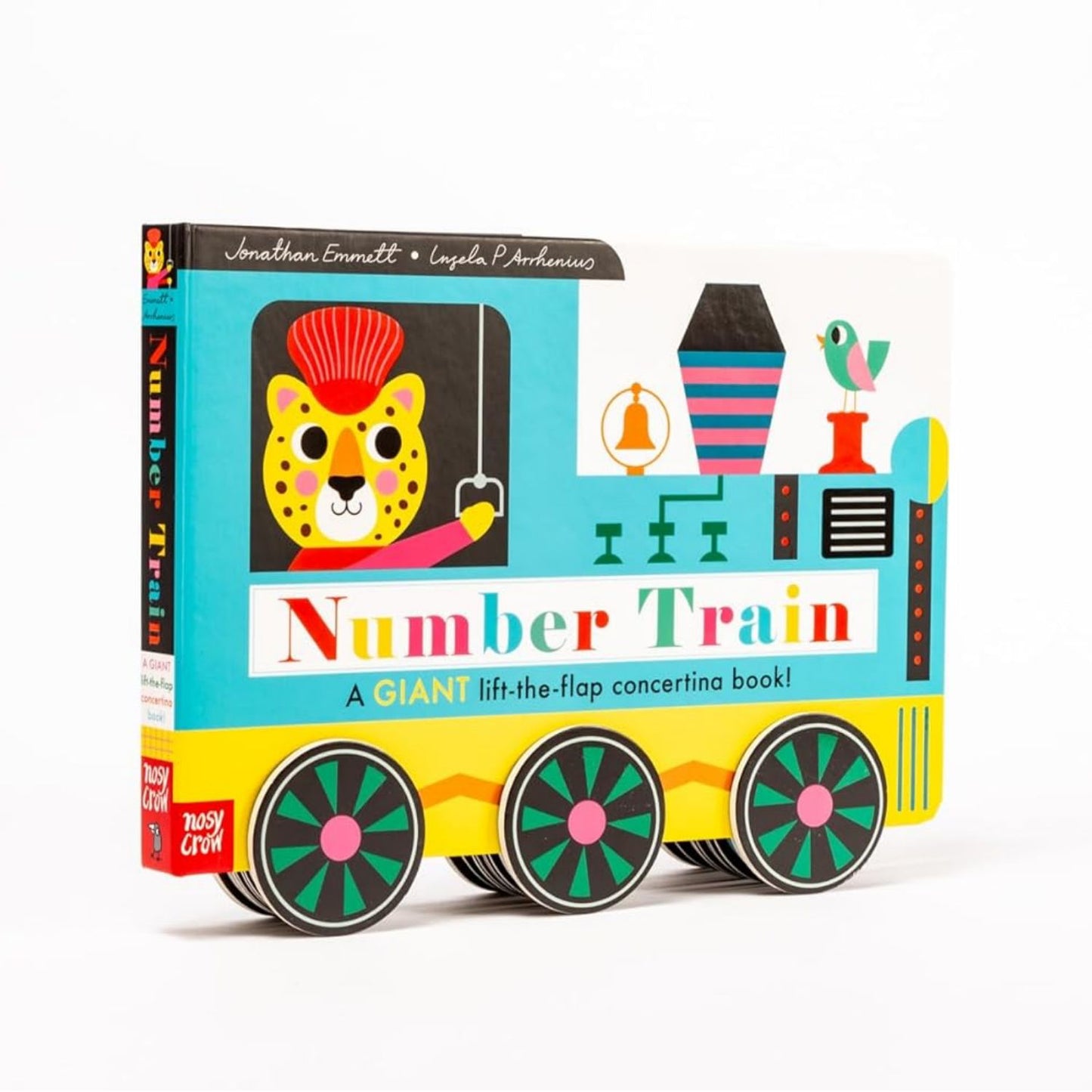 Number Train: A Giant Lift-The-Flap Concertina Book! | Early Learning Board Book For Kids