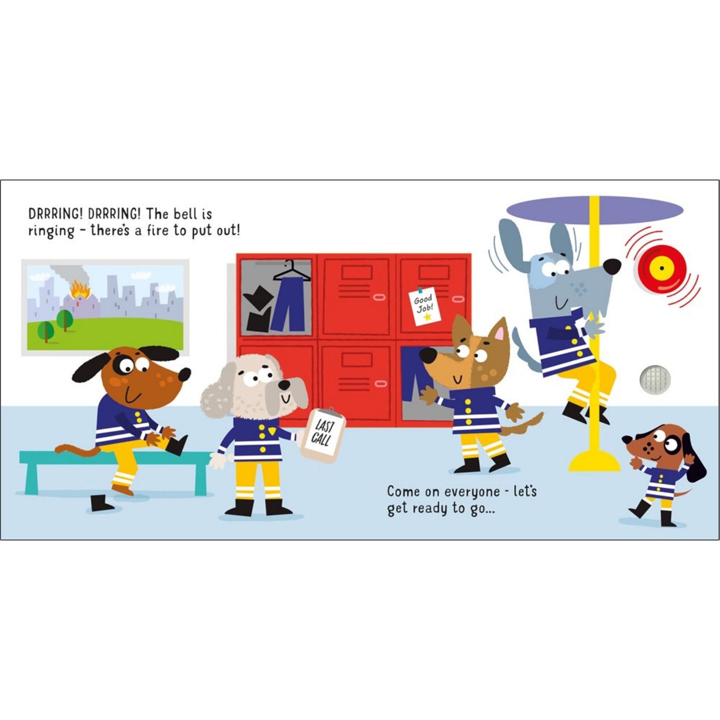 Let's go on a Fire Engine | Board Book | Children's Early Learning Book