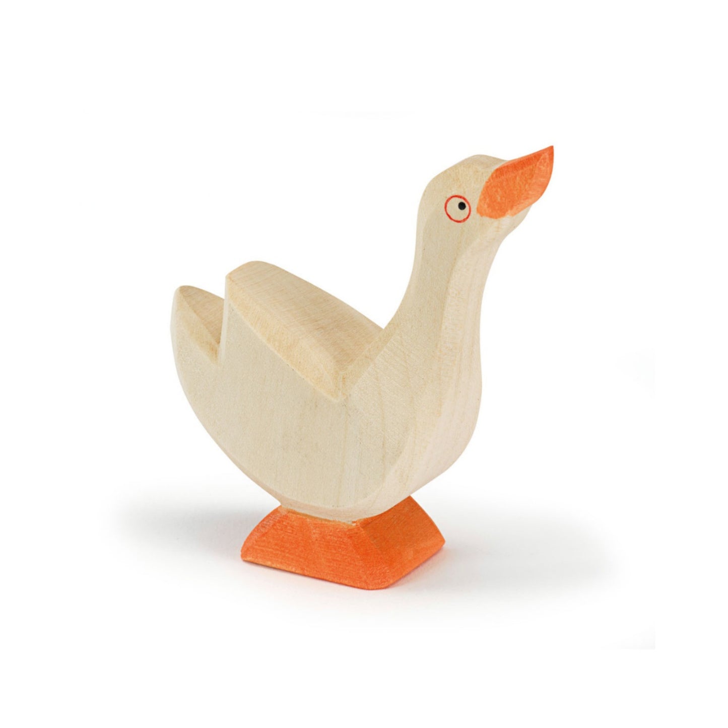 Goose With High Neck | Farm Animal Figure | Wooden Toys for Kids