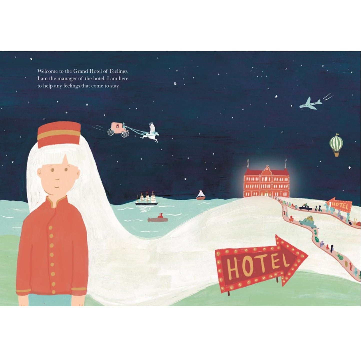 The Grand Hotel of Feelings | Hardcover | Children's Book on Feelings