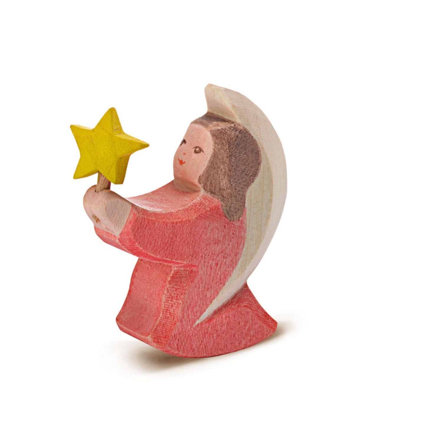 Angel with Star - Pink | Dolls & Figures | Wooden Toys for Kids