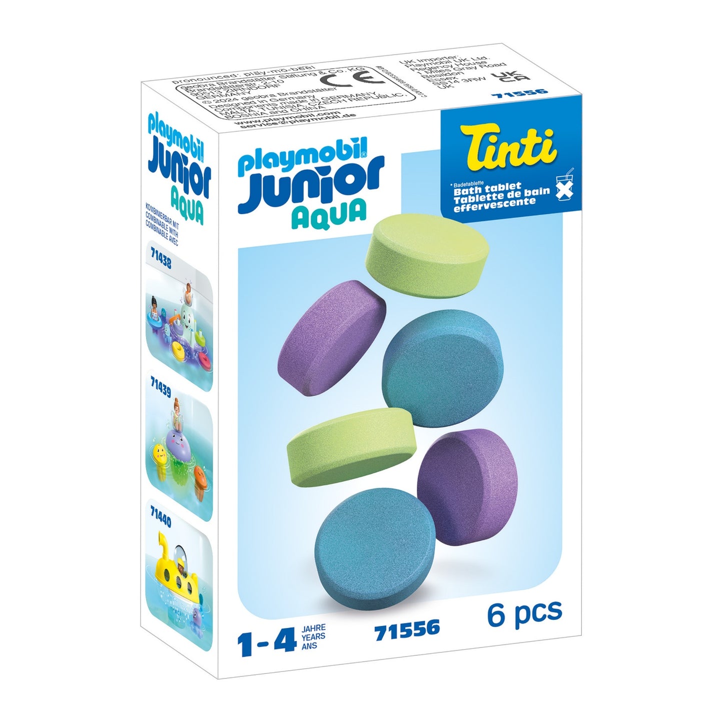 Refill Pack | Junior Aqua & Tinti | Bath Toys | 1 - 4 Years