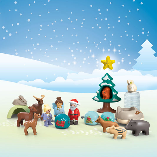 Advent Calendar Snowy Christmas – 24 Days of Festive Surprises! | Junior | Eco-Plastic