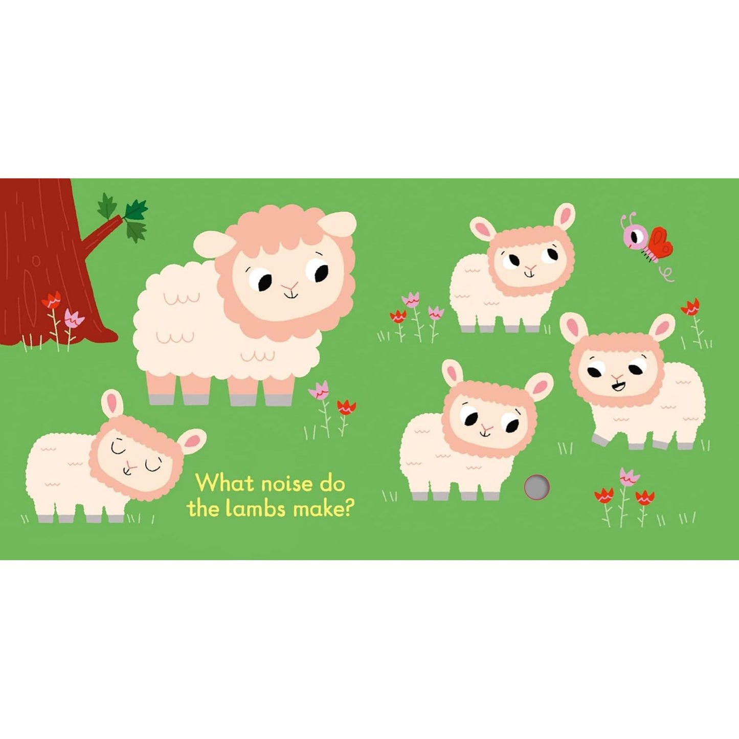 Listen to the Baby Animals | Interactive Board Book for Children