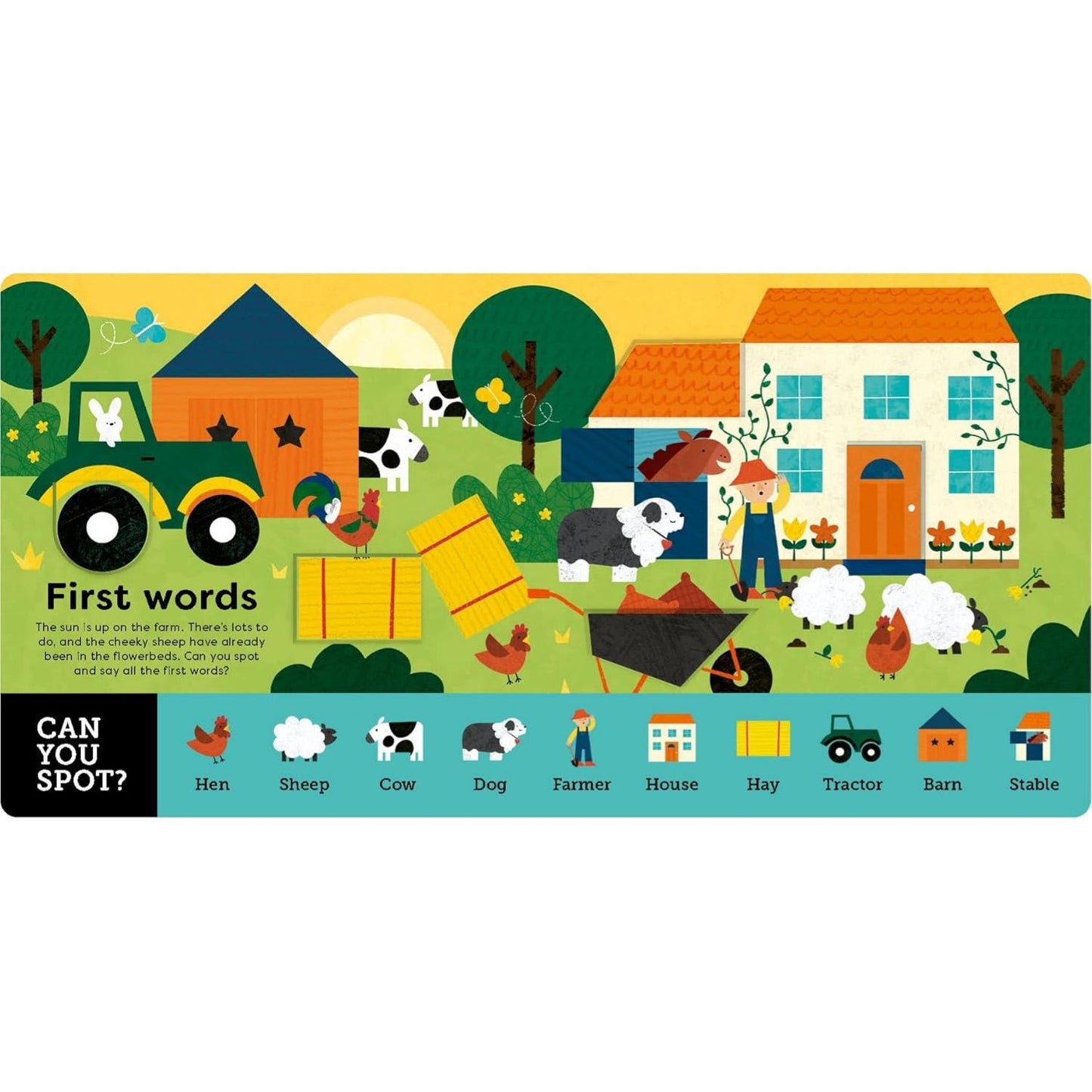 Everything Farm | Board Book | Children's Interactive Book